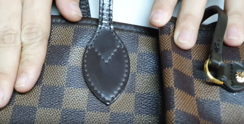 How to Tell Real vs Fake Louis Vuitton: Neverfull Ebene | Blog | Mommy Micah
