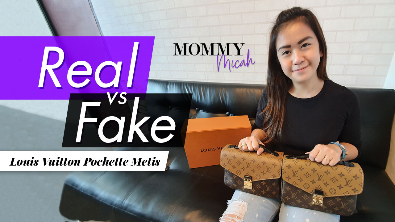 How to Tell Real vs Fake: Louis Vuitton Pochette Metis | Blog | Mommy Micah