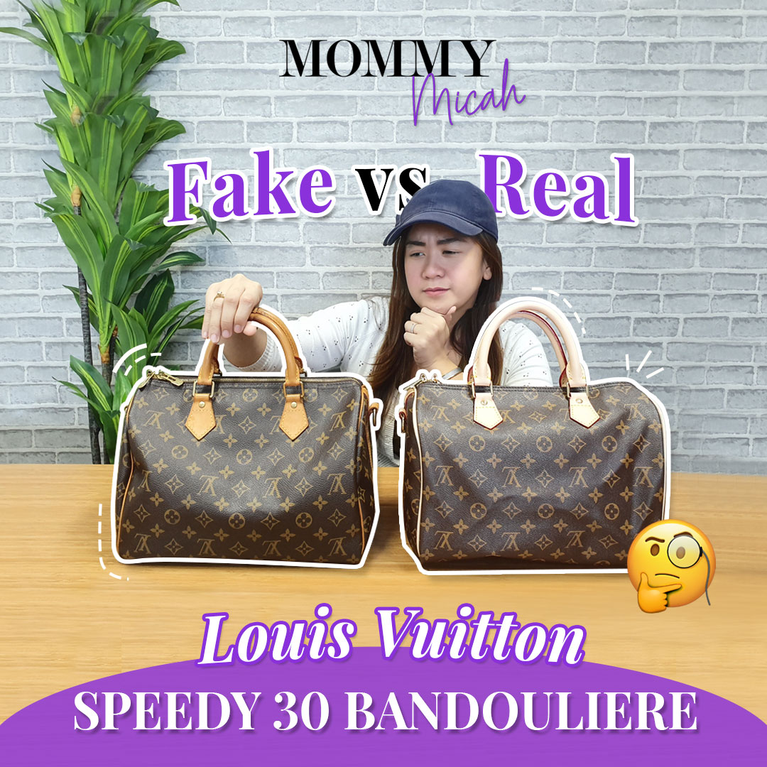 How to Tell Real vs Fake: Louis Vuitton Speedy Bandouliere | Blog | Mommy Micah - Luxury Bags ...