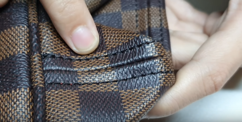 Bottom Stitches | Fake Louis Vuitton Neverfull Ebene