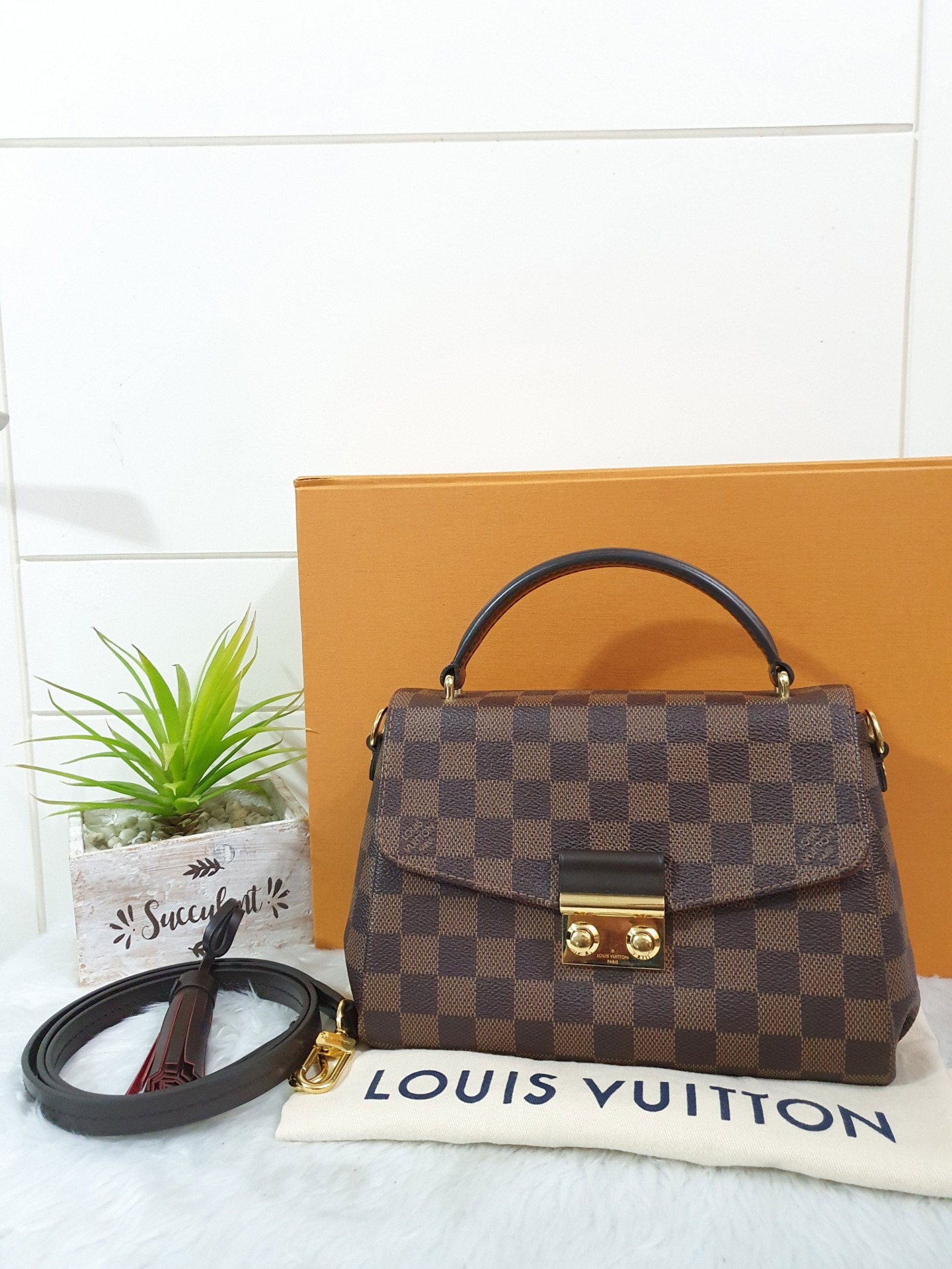 Louis Vuitton Croisette Damier Ebene – Mommy Micah – Luxury Bags Trusted Seller Philippines