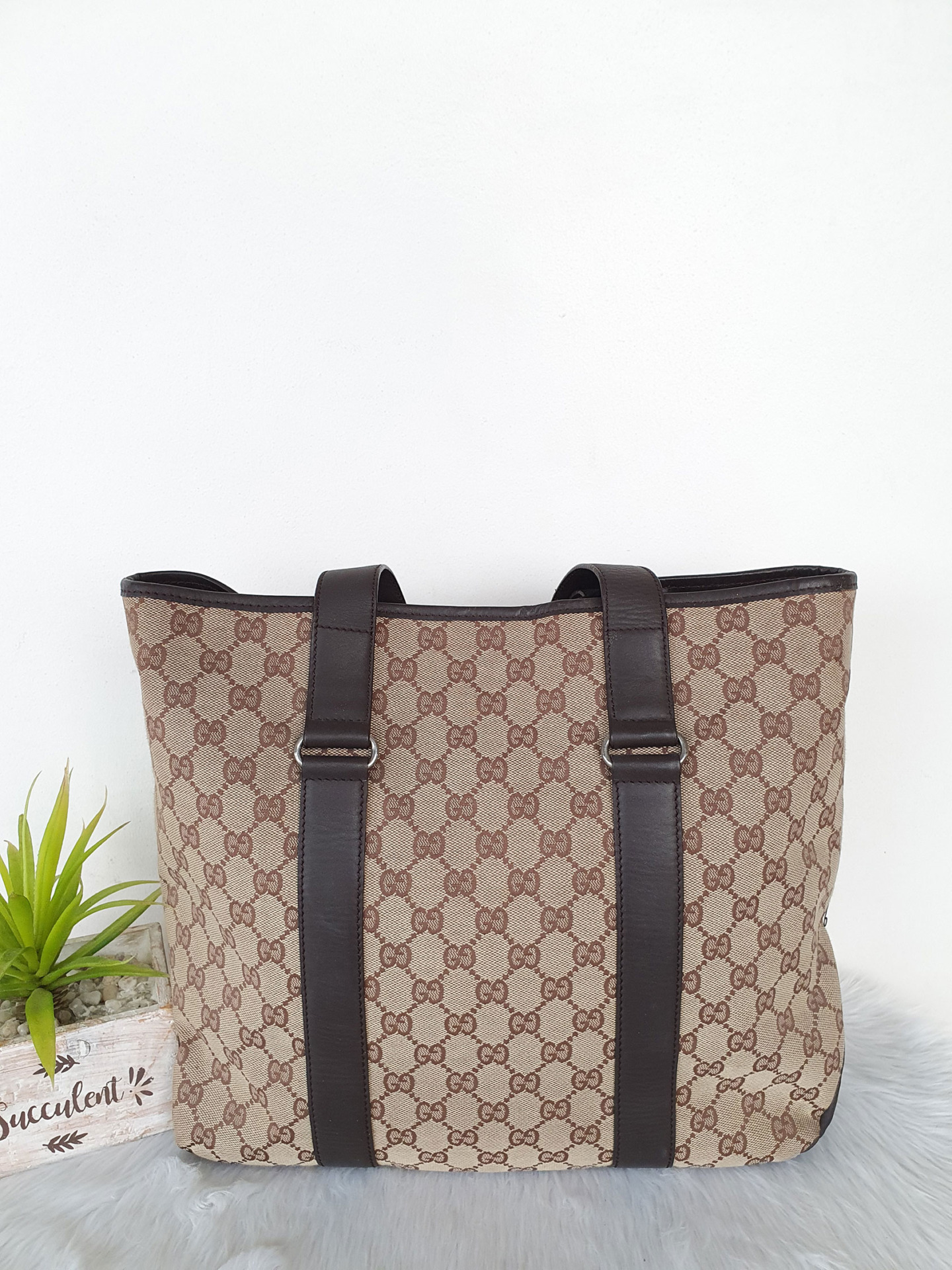 Gucci Brown Canvas Tote Bag – Mommy Micah – Luxury Bags Trusted Seller Philippines