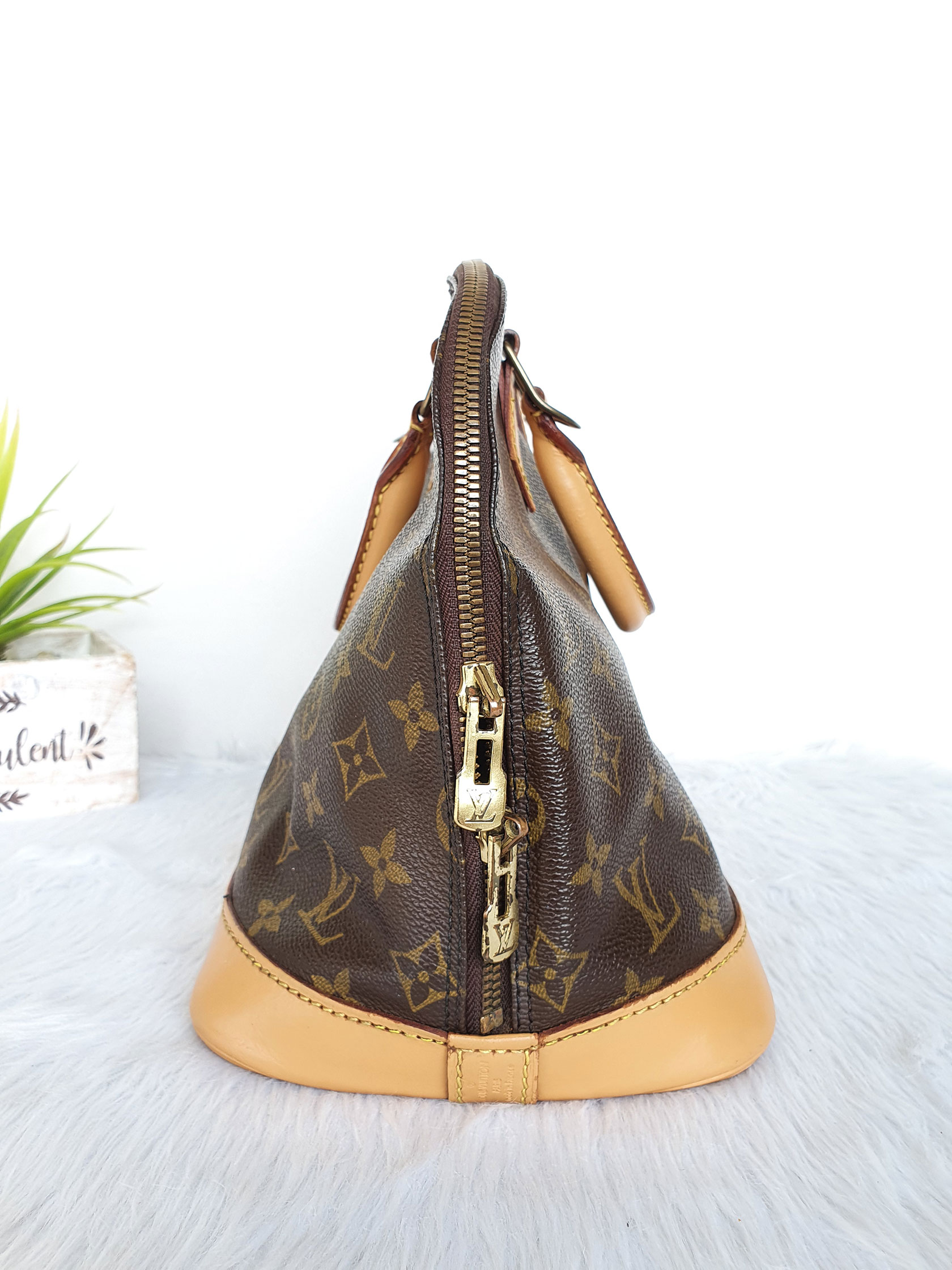 Louis Vuitton Alma Monogram Recolored – Mommy Micah – Luxury Bags Trusted Seller Philippines